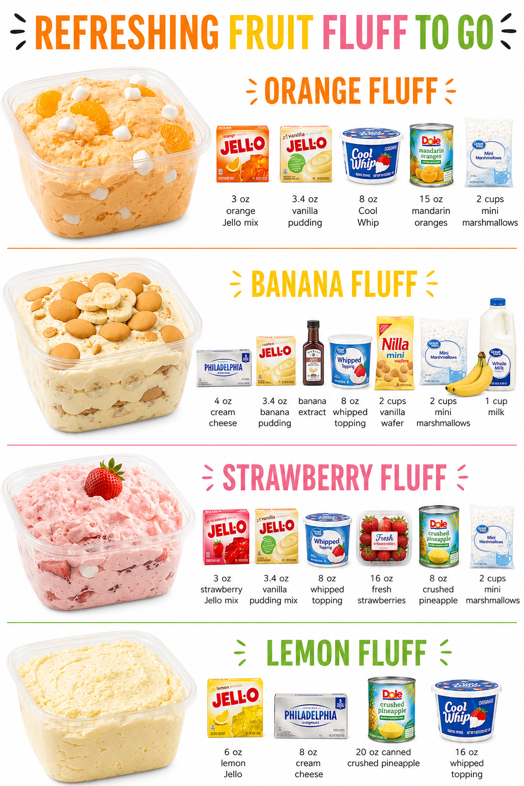 Refreshing Fruit Fluff To Go | Light & Airy 1 Refreshing Fruit Fluff To Go