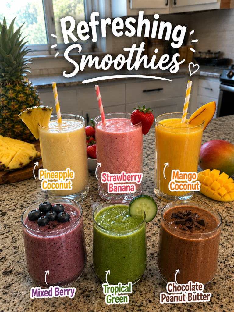 Refreshing Smoothies to Cool You Down