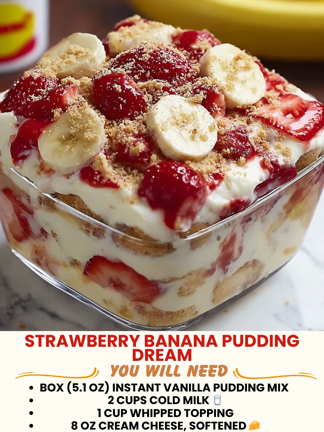 Strawberry Banana Pudding Dream 1 Strawberry Banana Pudding Dream