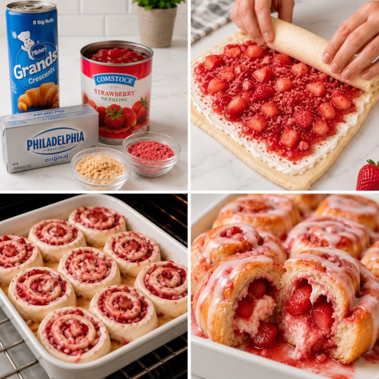 Strawberry Cream Cheese Rolls