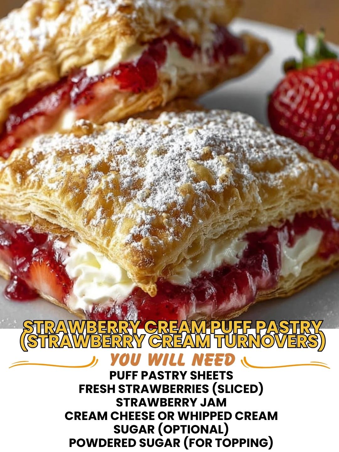 Strawberry Cream Puff Pastry 1 Strawberry Cream Puff Pastry