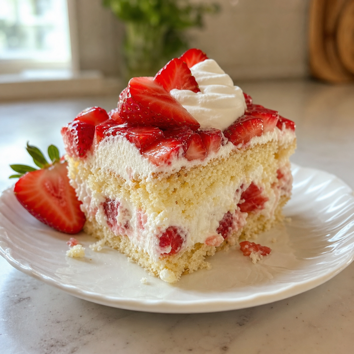 Strawberry Shortcake Cups: Individual Layered Desserts with Fresh Berries and Whipped Cream 2 Strawberry Shortcake Cups: Individual Layered Desserts with Fresh Berries and Whipped Cream