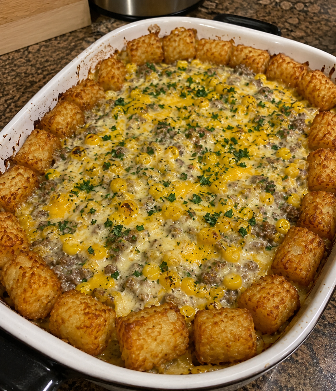 Tater Tot Hotdish
