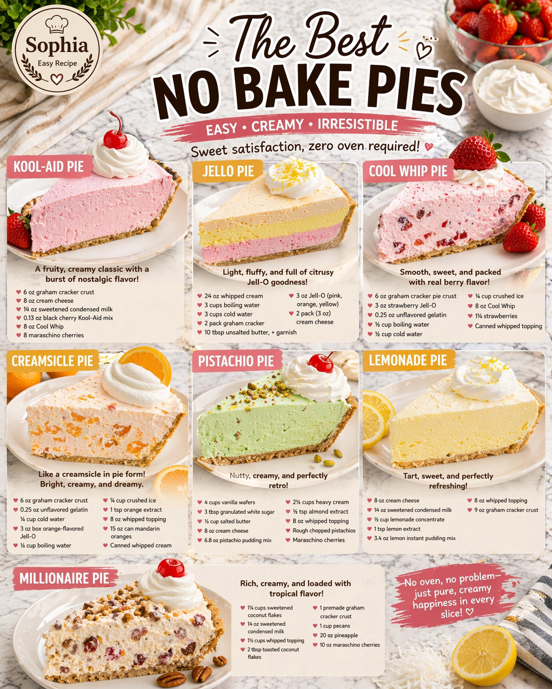No Bake Pies You'll Love Making This Summer 1 The Best No Bake Pies