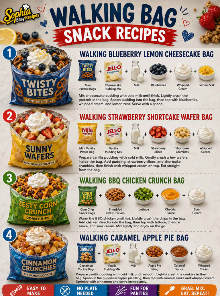 Walking Bag Snack Recipes