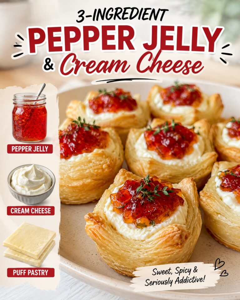 3-INGREDIENT PEPPER JELLY & Cream Cheese