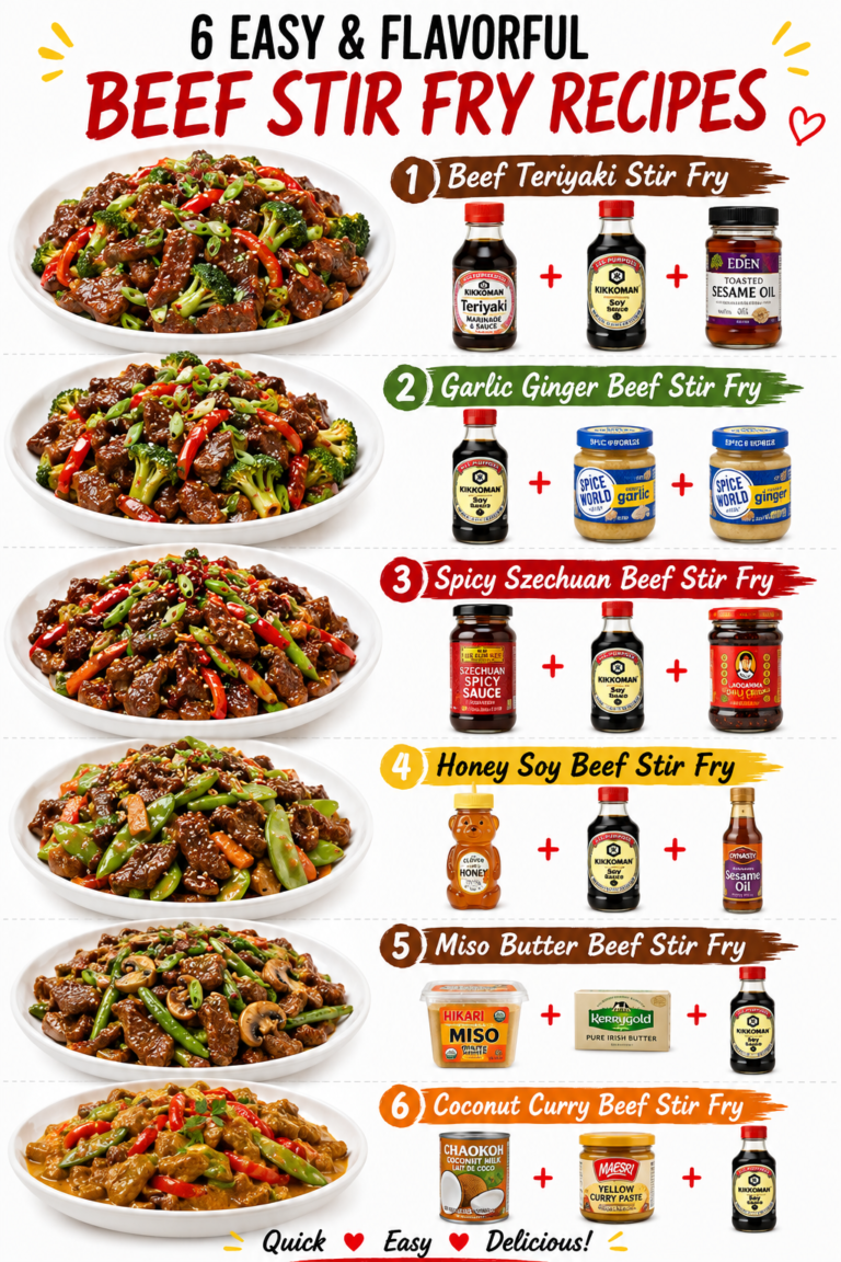 4 Easy & Flavorful BEEF STIR FRY RECIPES