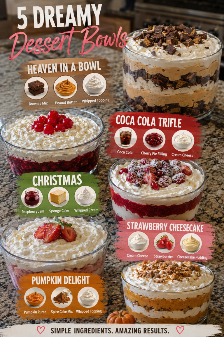 5 DREAMY Dessert Bowls