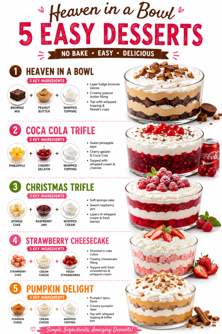 5 EASY DESSERTS