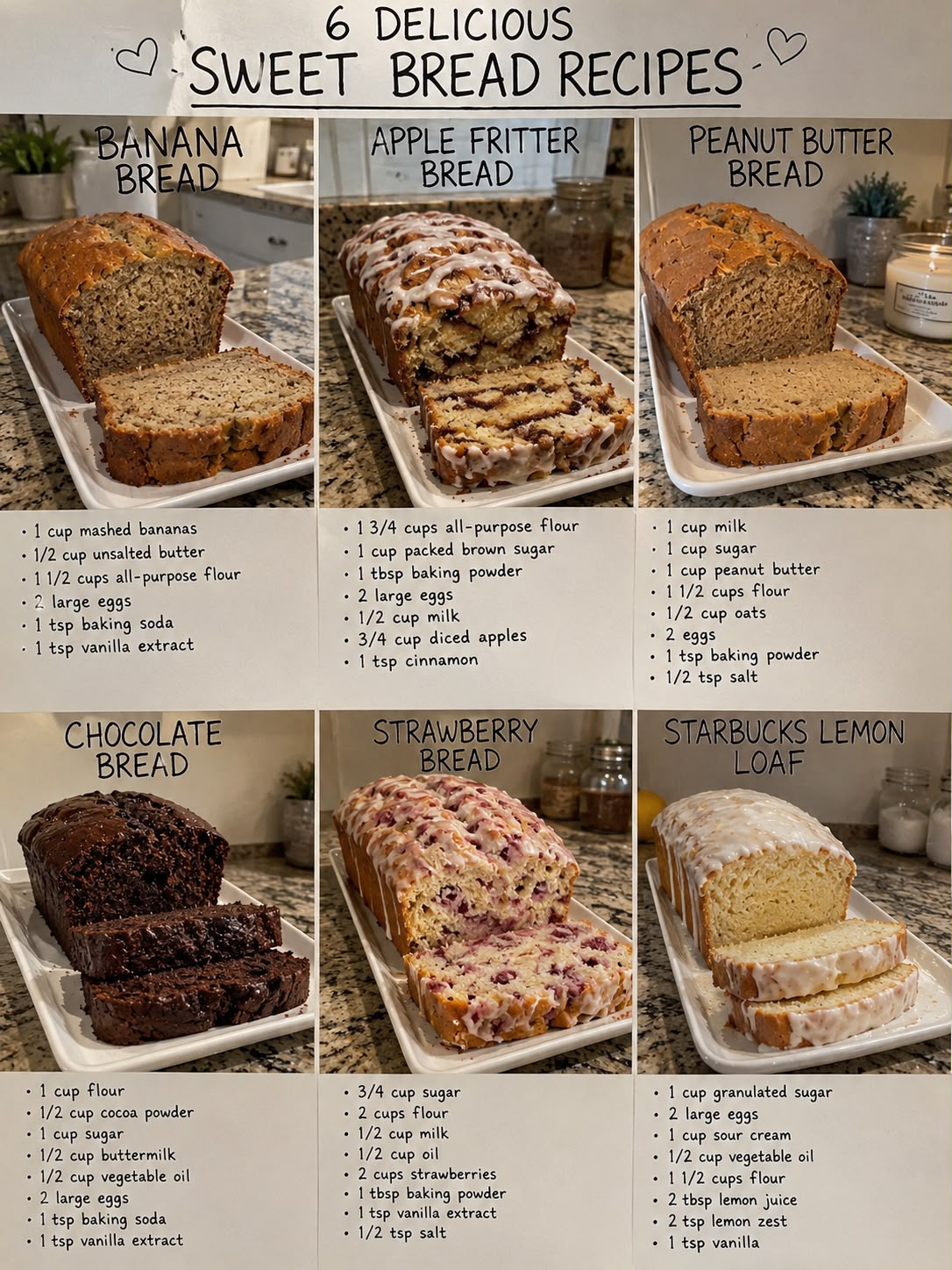 6 DELICIOUS SWEET BREAD RECIPES 1 6 DELICIOUS SWEET BREAD RECIPES