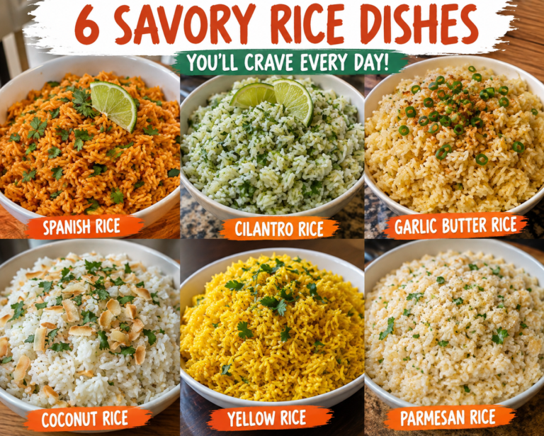 6 SAVORY RICE DISHES YOU'LL CRAVE EVERY DAY!