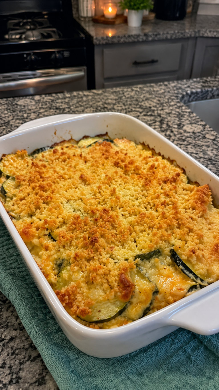 Baked Zucchini Gratin