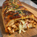 bbq chicken stuffed bread 1