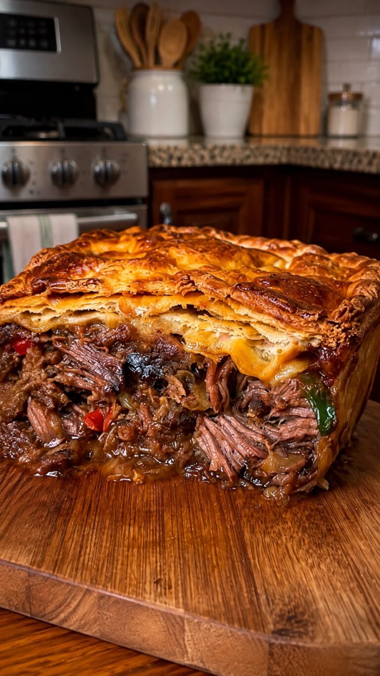 Beef and Cheese Pot Pie