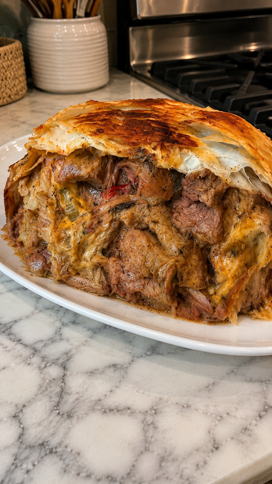 Beef and Cheese Pot Pie 1 Beef and Cheese Pot Pie