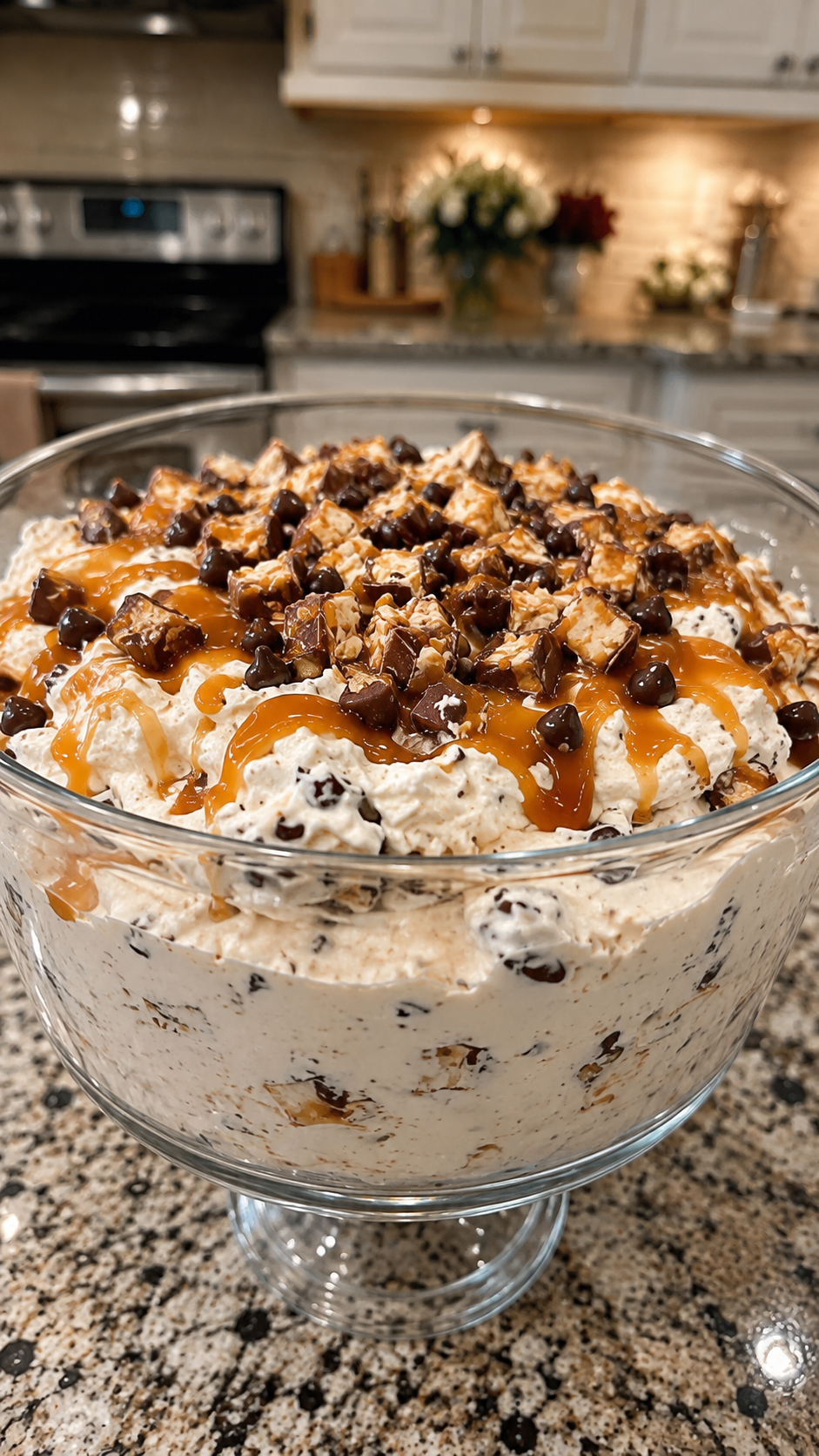 Caramel Chocolate Chip Trifle 1 Caramel Chocolate Chip Trifle