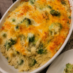 cheesy chicken broccoli protein casserole 1 1