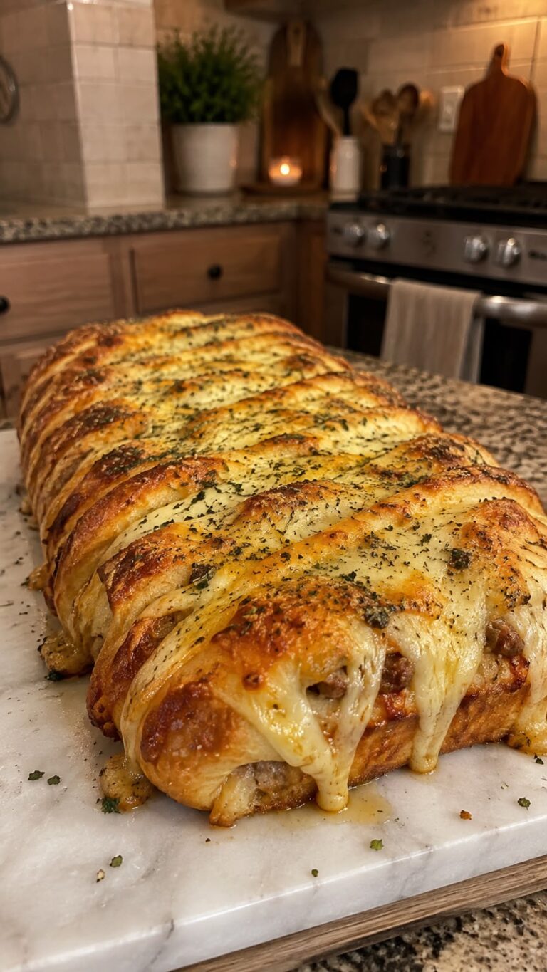 Cheesy garlic pull aprt bread