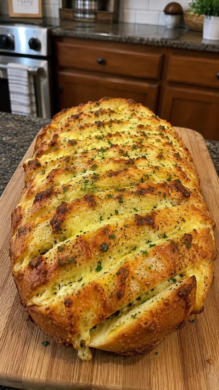Cheesy garlic pull aprt bread