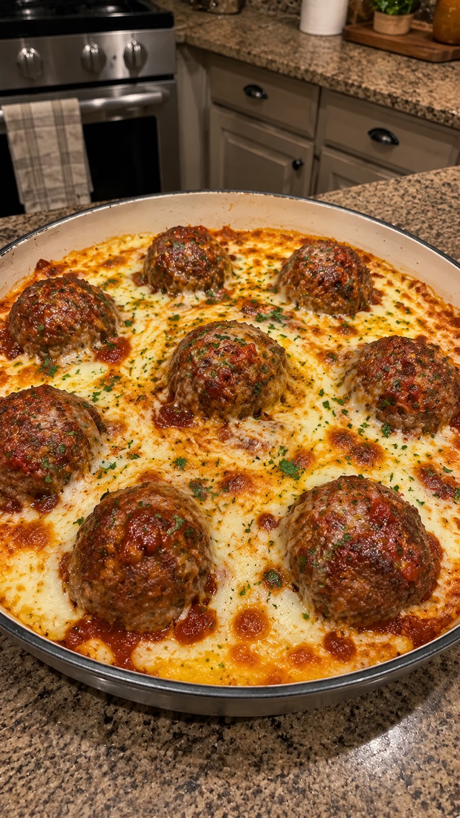 Cheesy meatballs 1 Cheesy meatballs