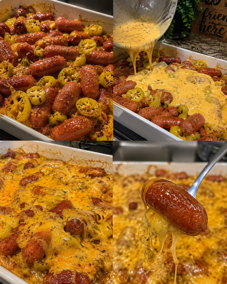 Cheesy Sausage and Pepper Casserole