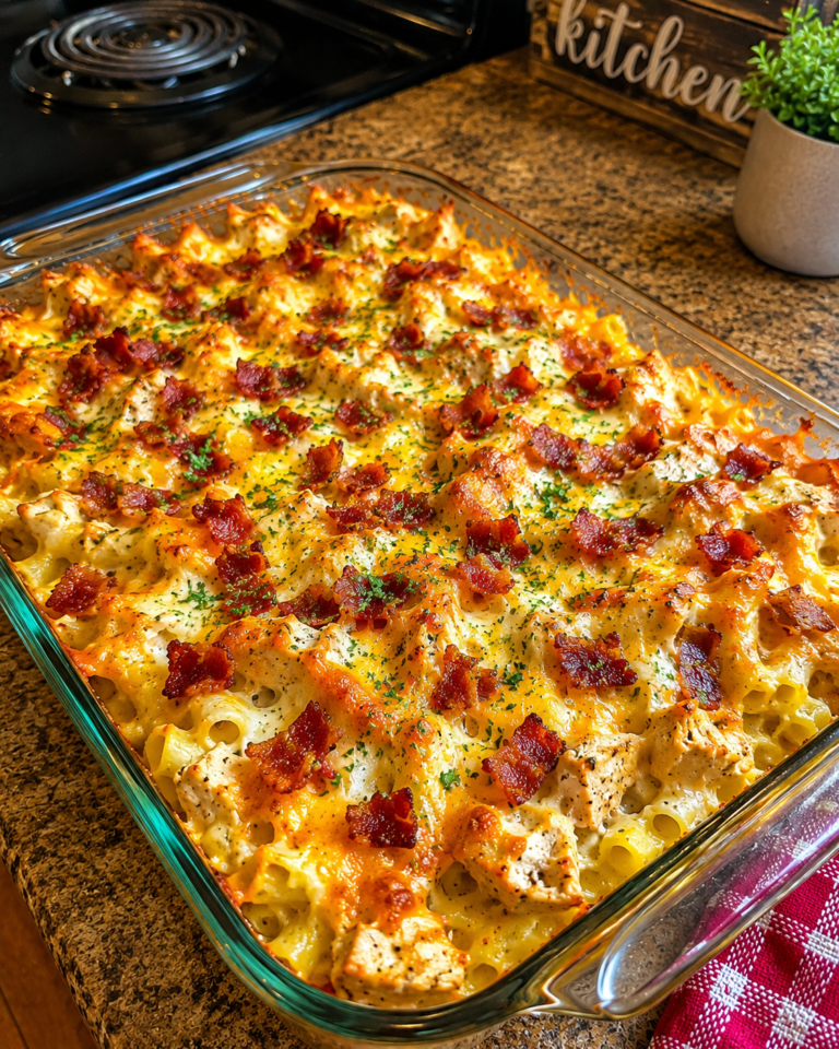 Chicken Bacon Ranch Protein Casserole