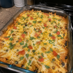 chicken enchilada protein casserole 1