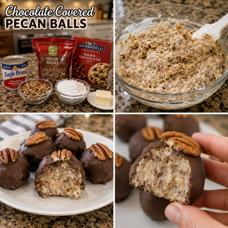 Chocolate Covered PECAN BALLS