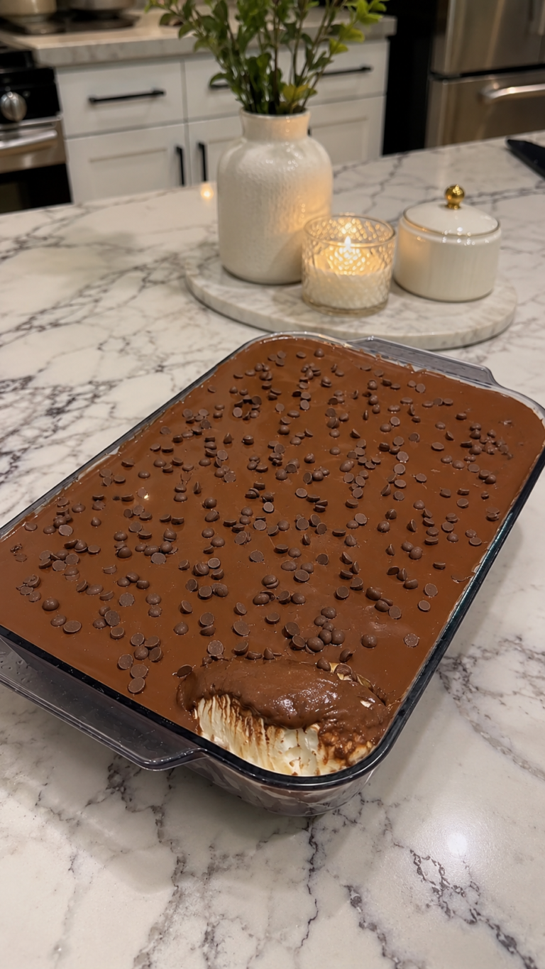Chocolate no bake eclair