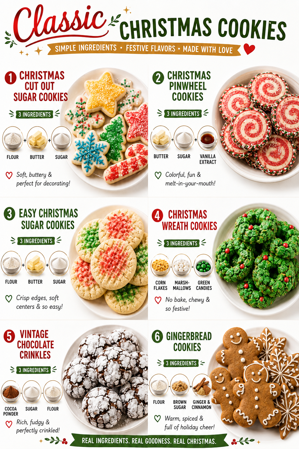 Classic Christmas Cookies 1 Classic Christmas Cookies