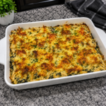 creamy spinach chicken protein casserole 1