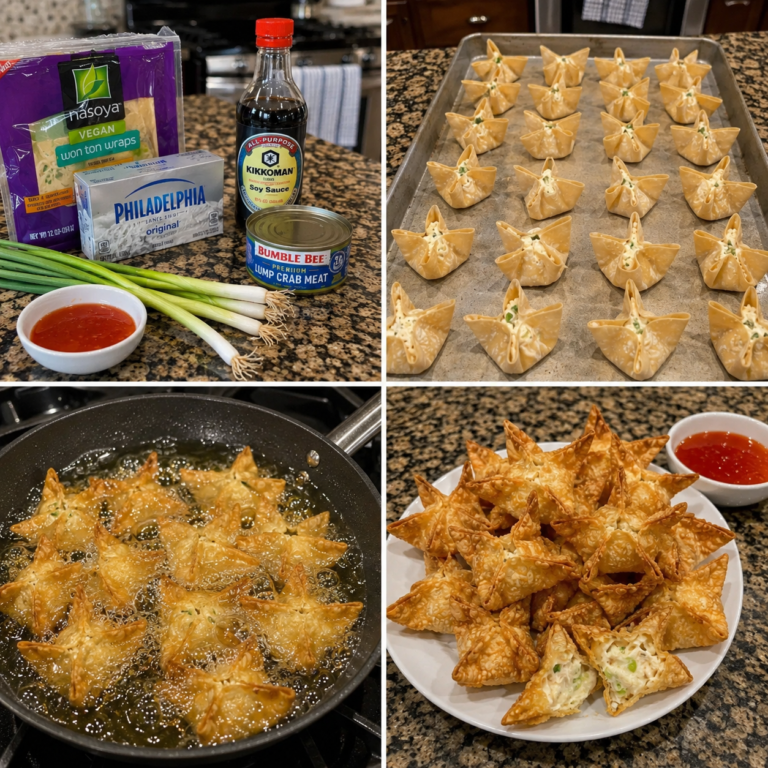 Fried Crab Cheese Wontons