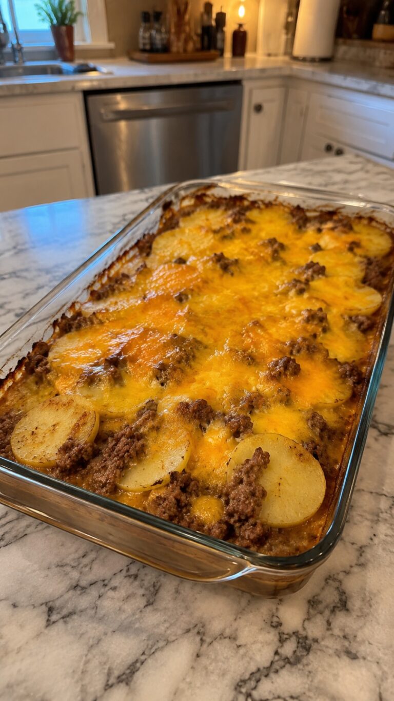 Hamburger Potato Casserole