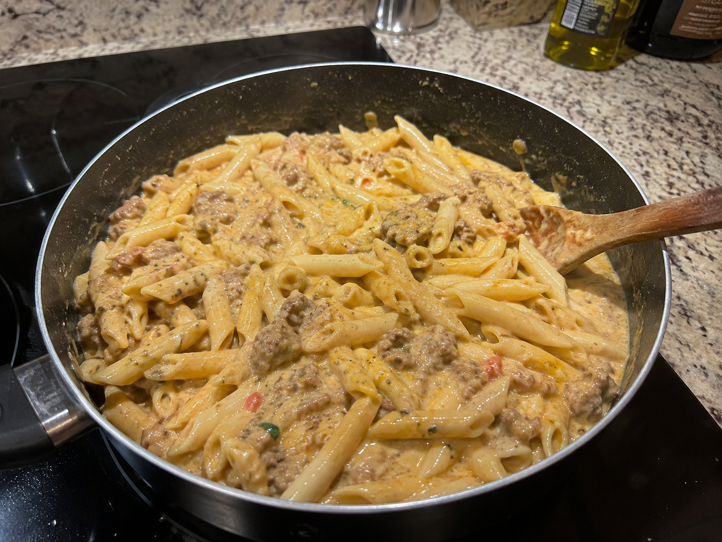 High-Protein Creamy Beef Pasta 1 High-Protein Creamy Beef Pasta