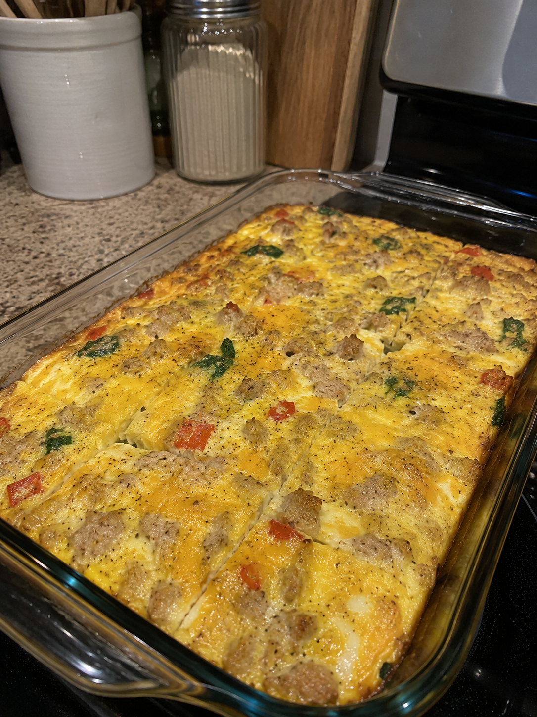 High-Protein Egg & Turkey Breakfast Casserole 1 High-Protein Egg & Turkey Breakfast Casserole