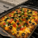 high protein taco beef casserole 1