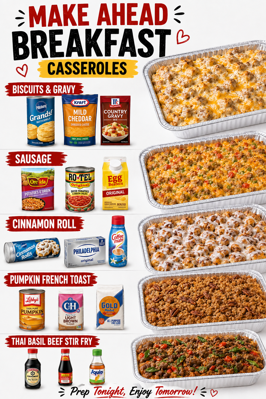 MAKE AHEAD BREAKFAST CASSEROLES 1 MAKE AHEAD BREAKFAST CASSEROLES