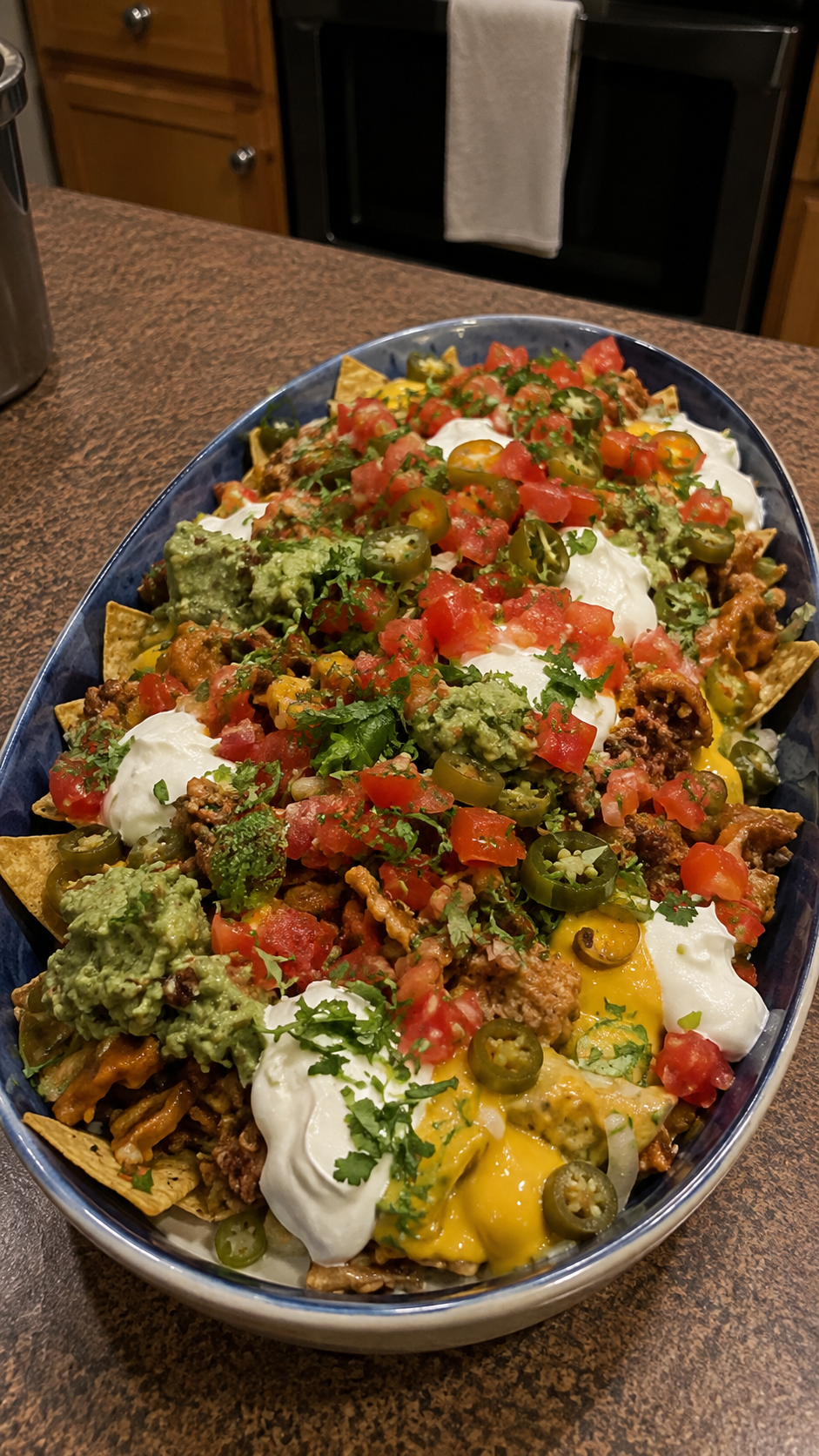 Nachos with cheddar sauce 1 Nachos with cheddar sauce