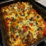 philly cheesesteak casserole 1