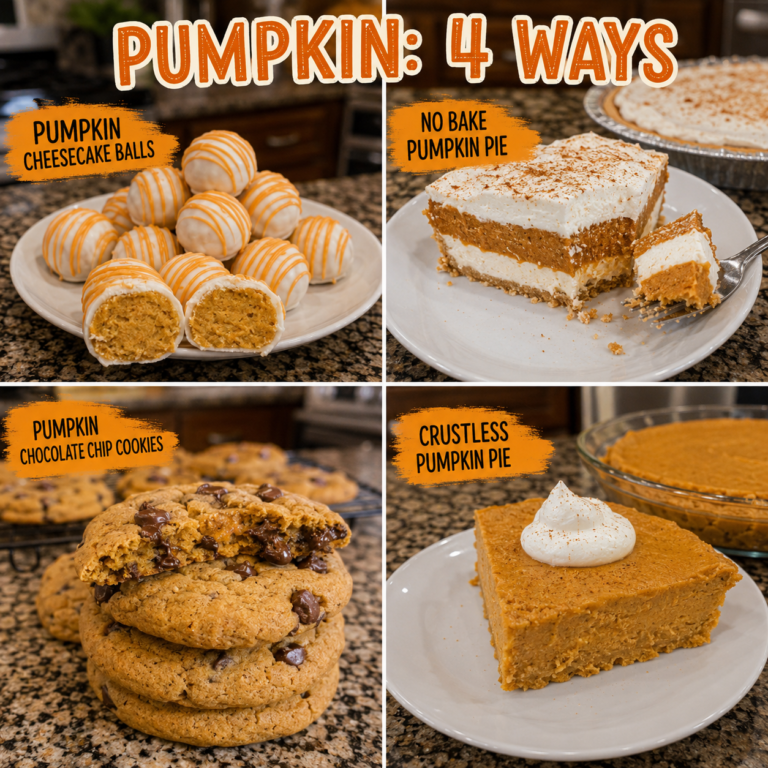 PUMPKIN: 4 WAYS