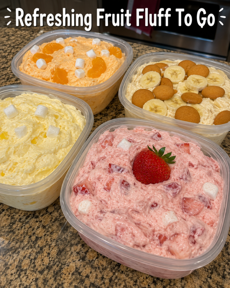 Refreshing Fruit Fluff To Go