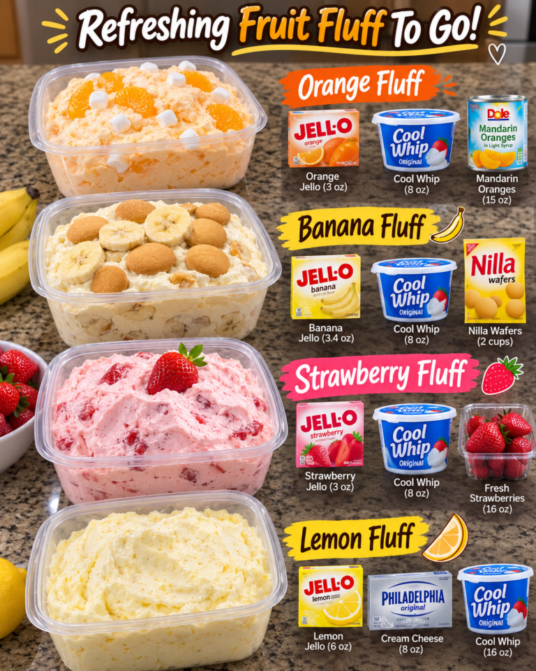 Refreshing Fruit Fluff To Go!