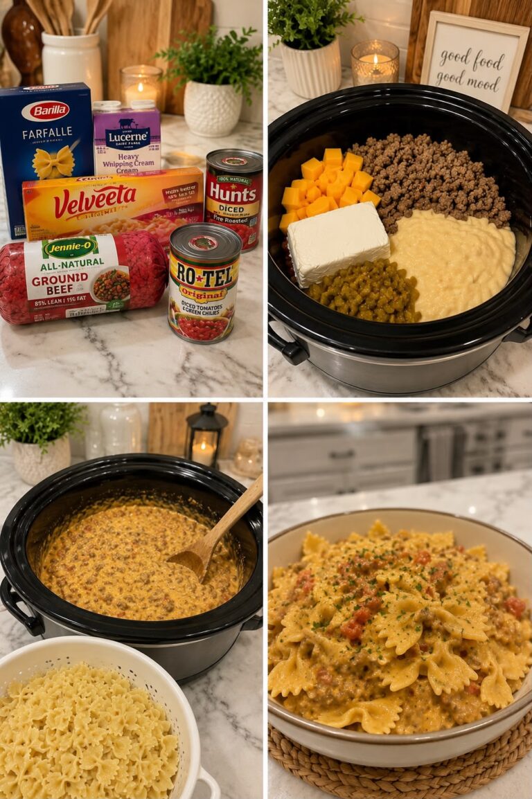Slow Cooker Velveeta Pasta