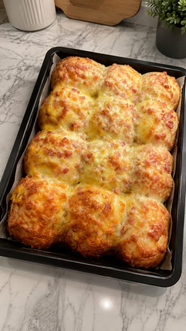 Soft Cheese and beef Bacon Bread Rolls