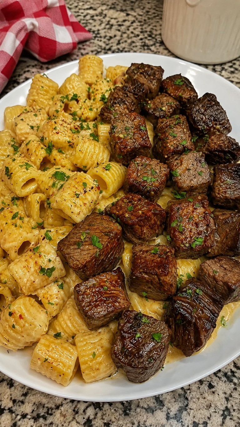 Steak and Pasta