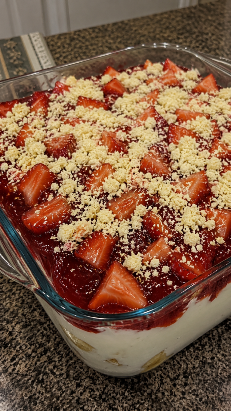 Strawberry Shortcake Trifle