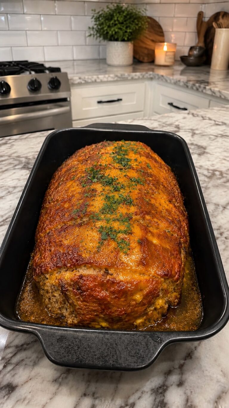 Stuffed cowboy meatloaf