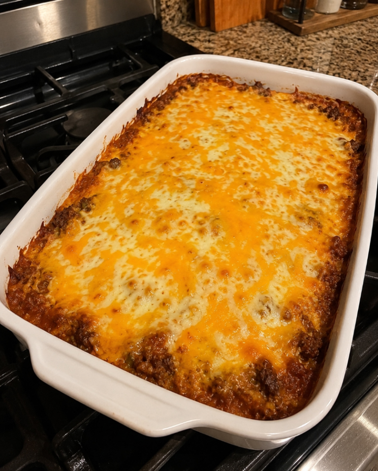 Taco Lasagna Casserole