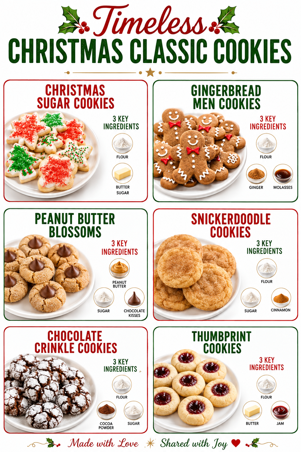 Timeless Christmas Classic Cookies 1 Timeless Christmas Classic Cookies