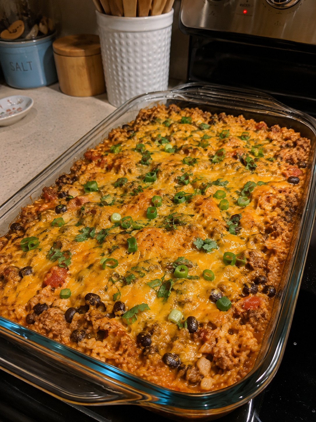 Turkey Taco & Rice Protein Casserole 1 Turkey Taco & Rice Protein Casserole